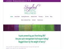 Tablet Screenshot of inspiredholisticwellness.com